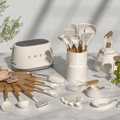 Umite Chef Kitchen Cooking Utensils Set, 33 pcs Non-Stick.