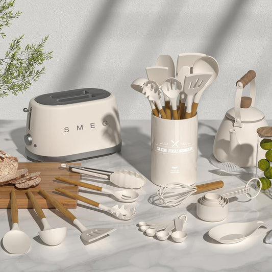 Umite Chef Kitchen Cooking Utensils Set, 33 pcs Non-Stick.