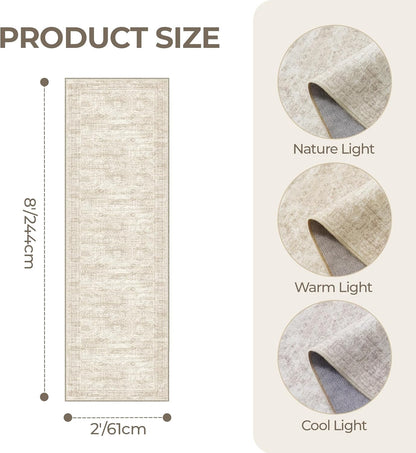 Restydon Rug Runners for Hallways Non Slip.